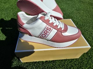 Zapatillas Michael Kors Talla 38 Rosa/Blanco