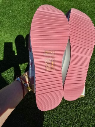 Zapatillas Michael Kors Talla 38 Rosa/Blanco