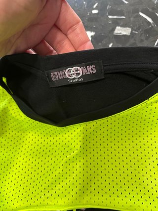 Vestitino donna Erick Evans nero/giallo taglia S