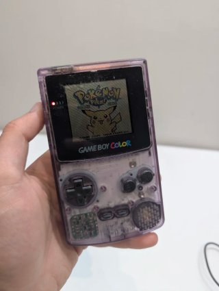 Game Boy Color Nintendo Viola Trasparente