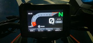 KTM Duke 125 2025 Azul/Naranja, perfecto estado.