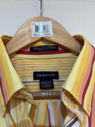 Camisa GANT Rayas Multicolores 90s/Y2K Talla L