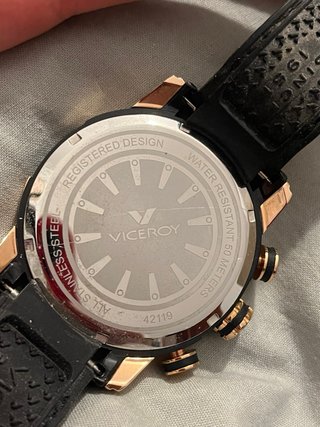 Reloj Viceroy Cronógrafo Dorado y Negro