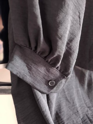 Camisa negra oversize. Talla grande.  Hasta una 56