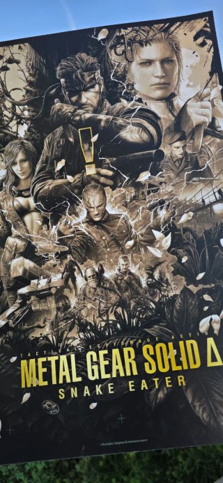 Metal Gear Solid Delta Poster A3