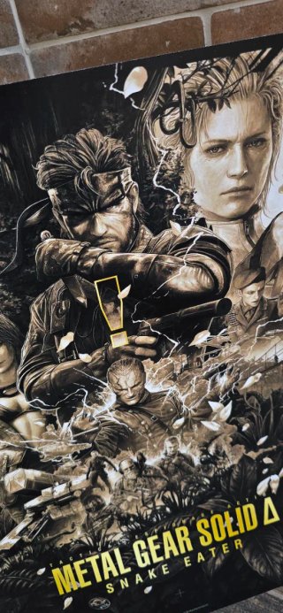 Metal Gear Solid Delta Poster A3