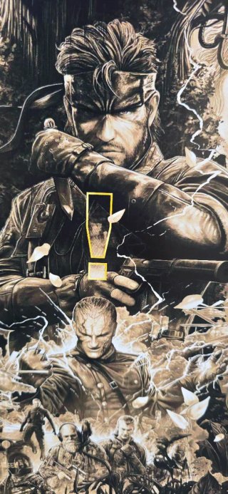 Metal Gear Solid Delta Poster A3