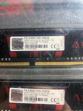 G.Skill Aegis DDR4 8Gx2 3200MHz