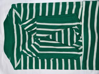 Polo Ralph Lauren Verde e Branco Listrado