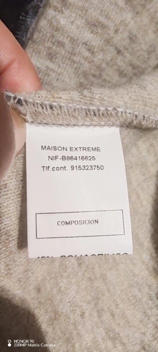 Chaqueta mujer bordada gris multicolor