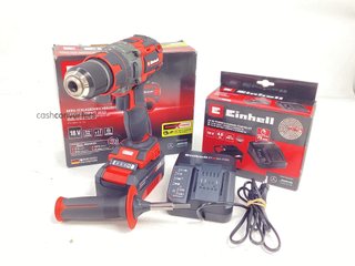 taladro a bateria einhell tp-cd18/80+power change starter kit