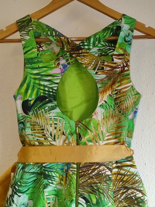 Vestido corto verano tropical Suite Blanco