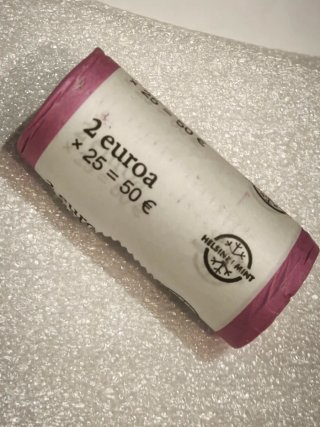 Rollo monedas 2€ Finlandia 2026 Helsinki Mint