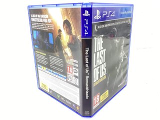 the last of us remastered ps4