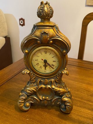 Reloj de sobremesa antiguo bronce