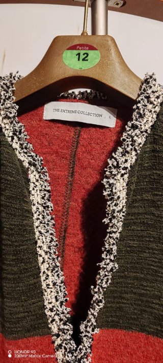 Chaqueta Mujer Talla L/40/12 Verde y multi c.