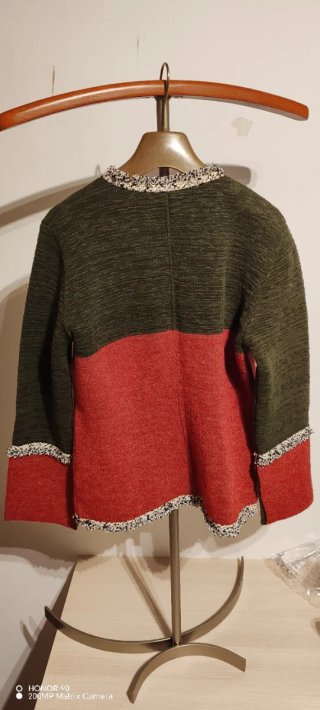 Chaqueta Mujer Talla L/40/12 Verde y multi c.