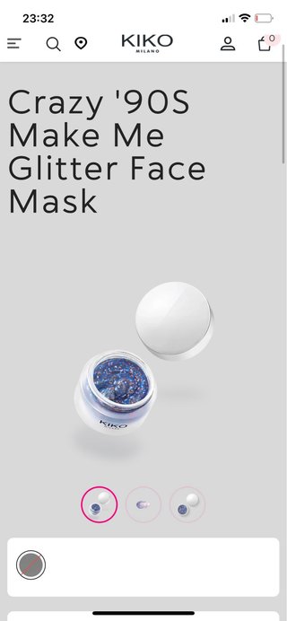 Kiko Milano Mascarilla Facial Glitter