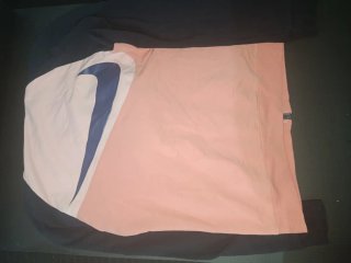Conjunto deportivo Nike azul y rosa
