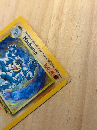Carta Pokémon Machamp Base Set 1ª Edición