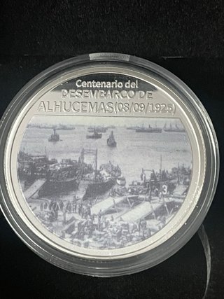 Moneda Conmemorativa desembarco de alhucemas