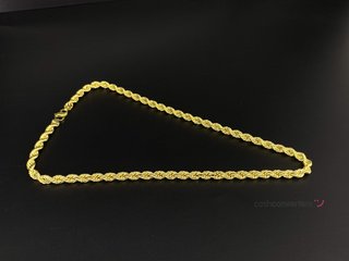 cadena oro 18k 38cm