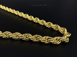 cadena oro 18k 38cm