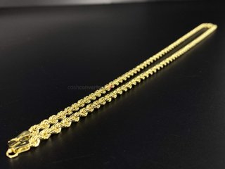 cadena oro 18k 60cm