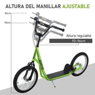 Patinete infantil verde