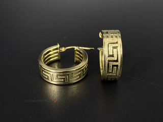 argollas oro 18k
