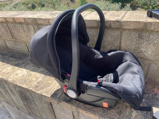 Carrito Bebé Interbaby 3 en 1 Negro
