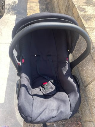 Carrito Bebé Interbaby 3 en 1 Negro