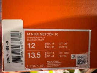 Nike Metcon 10 Scarpe da Ginnastica Bianche Gialle