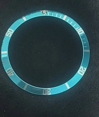 Kit 39mm para movimento NH35 - Azul/Prata