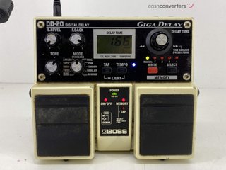 pedal efectos boss dd-20 giga delay