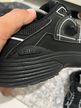 Zapatillas Dior B30 Negras y Blancas