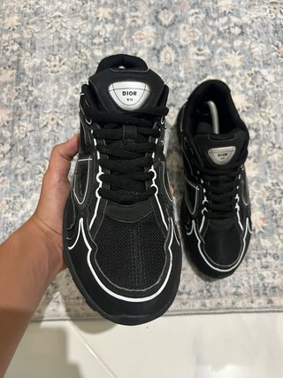 Zapatillas Dior B30 Negras y Blancas