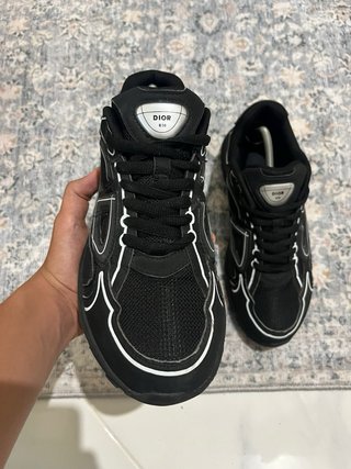 Zapatillas Dior B30 Negras y Blancas