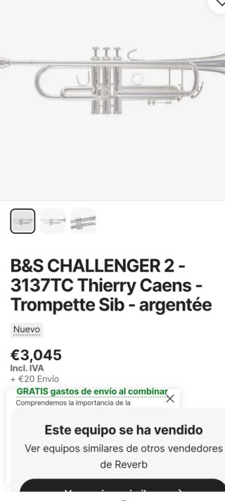 Trompeta B&S Challenger 2 Thierry Caens