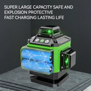 Nivel laser verde 8 lineas