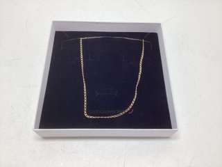 cadena oro 18k 30cm
