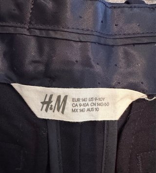 Traje niño 9-10 años H&M