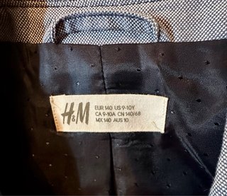 Traje niño 9-10 años H&M