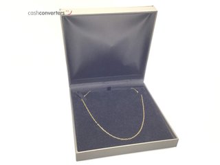 cadena oro 18k 25cm