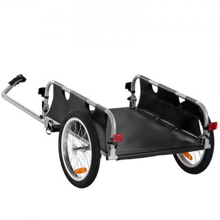 Remolque de Carga para Bicicleta, Capacidad de Carga de 100 lbs, Carro de Bicicleta de Alta Resistencia, Almacenamiento Compacto Plegable y Liberación Rápida con Enganche Universal, Ruedas de 16",...