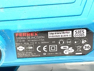 sierra circular ferrex pt190501/7705