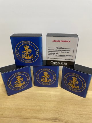 Moneda Armada Española Ancla Corona