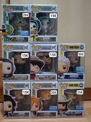 Lote Funkos One Piece