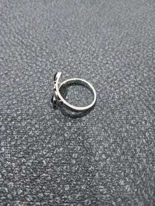Anillo Plata 925 Mariposa Amatista talla 7