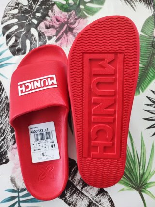 Sandalias Munich Rojas Talla 41 Nuevas